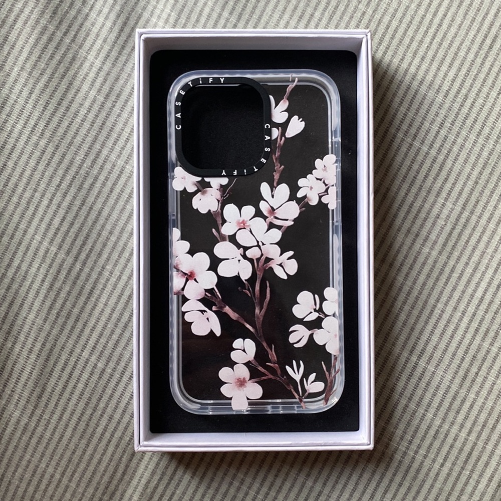Castify IPhone 13 Pro Case - cherry blossoms